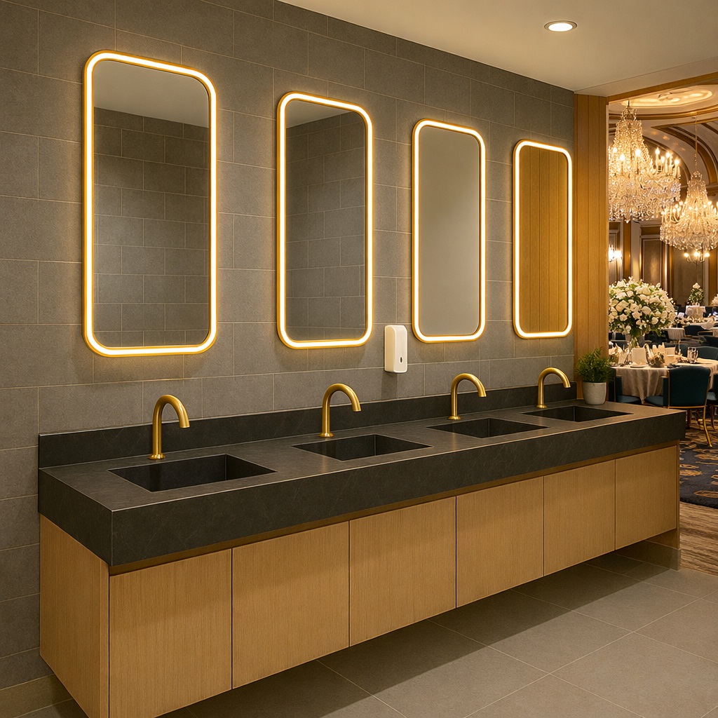Food court restroom